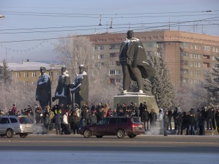 Протесты в Новосибирске против кровавого режима Педросов